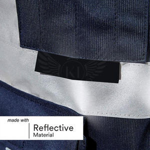 Gilet de sécurité haute visibilité réfléchissant en polyester respirant avec poches, anti-plis, séchage rapide, pour travaux de construction, unisexe - Product Image 6