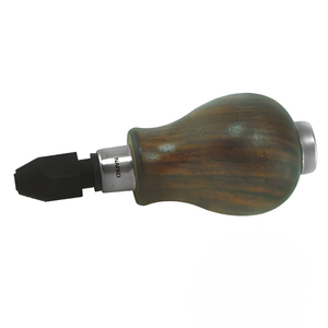 Poignée en bois de qualité supérieure avec pinces de serrage en forme de poire pour outils de perlage, étau de serrage pour outils de sculpture DIY, pour la sculpture et le travail du bois - Product Image 1