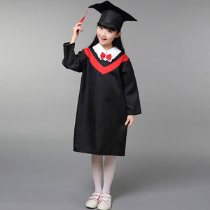 Conjunto de toga de graduación escolar personalizable, gorro y borla de poliéster, para ceremonias, de alta calidad, importado, para estudiantes universitarios y de jardín de infantes - Product Image 2