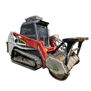 Takeuchi รถตักดิน TL12R2ลื่นไถลรถตักดิน mulcher สภาพดีเยี่ยมแทร็กแน่นอนที่มีปั๊มแบริ่งเครื่องยนต์หลัก - Product Image 1