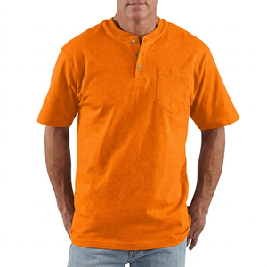 Men's Short Sleeve <b>T</b>-<b>Shirt</b> Solid Color Knitted Casual Regular Fit Dark Gray <b>Pocket</b> Front - Product Image 3