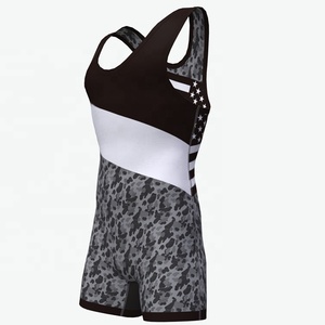 Débardeur de lutte et d'arts martiaux personnalisé pour adultes, unisexe, avec logo frontal et imprimé drapeau camouflage, extensible, pour entraînement de fitness - Product Image 5
