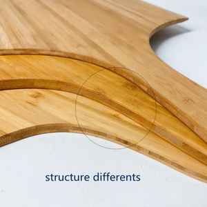 Planche à découper, planche à découper en bois massif avec poignée en acier inoxydable, planches à découper en bois de qualité supérieure et épaisses pour la cuisine - Product Image 6