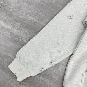 Sudadera con Capucha Personalizada de Felpa Francesa 100% Algodón, Cuello sin Rematar, Efecto Desgastado por el Sol, Lavado Ácido, Capucha Especial con Impresión DTG y Efecto Desgastado - Product Image 3