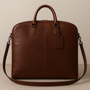Bolsa de Viaje de Lujo para Trajes, de Cuero Genuino, Resistente, Informal, con Marca Personalizada, para Regalo Corporativo - Product Image 1