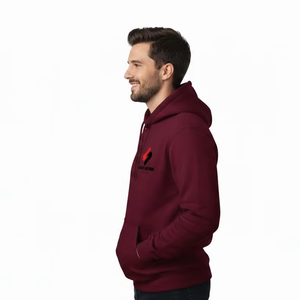 Pull à Capuche Hiver Homme en Polaire Écologique, Manches Longues, Style Streetwear, Design Personnalisé, en Polyester/Rayonne – Vente en Gros - Product Image 2