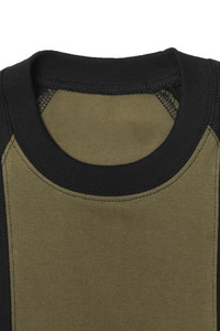 Men's Color Blocked <b>Patchwork</b> T-<b>Shirt</b> Short Sleeve O-Neck Casual Regular Fit Fabric Green Black Design OEM Wholesale T-<b>Shirt</b> - Product Image 3
