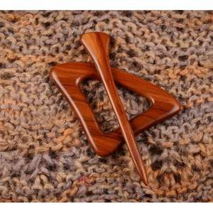 Pasador de Pelo de Madera Vintage Hecho a Mano, Palillo de Pelo de Madera Natural para Peinados Elegantes, Artesanías de Bambú y Madera - Product Image 1