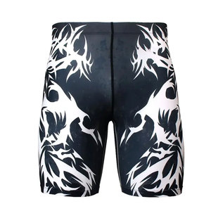 Shorts de compression personnalisables en gros, taille mi-haute élastique, haute qualité, pour adultes, anti-humidité - Product Image 4