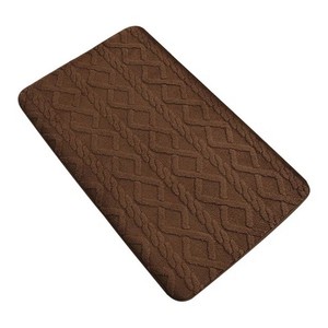 Wholesale Super Dry 100% Cotton <b>Bath</b> Towel High Absorption Knitted Plaid Pattern Home & Hotel Use <b>Non</b>-<b>Slip</b> PVC-coated Backing - Product Image 1
