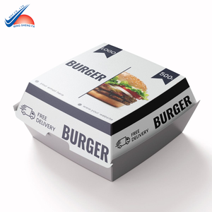 <b>Hot</b> <b>Food</b> Burger <b>Box</b> with Brand Printing | Eco Paper <b>Box</b> Manufacturer - Product Image 2