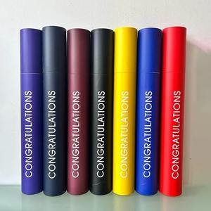 Empaque de tubo de papel personalizado para diplomas y certificados, caja cilíndrica redonda de cartón biodegradable para guardar certificados - Product Image 4