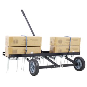 Râteau de désherbage et de paillage de 40 pouces à attacher pour tracteur de pelouse et tondeuse autoportée - Product Image 6