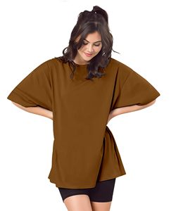 เสื้อยืดผู้หญิงแขนสั้นผ้าฝ้ายแท้ 100% สีพื้น รุ่นใหม่ล่าสุด - Product Image 6