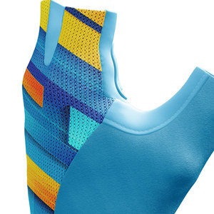 Flexible Sublimation Cycling Gloves Half Finger Wrist Printed Pattern Road Competition Custom Design Sublimation Cycling Gloves - Product Image 4