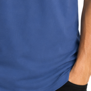Camiseta Larga de Algodón para Hombre, Cuello Redondo, Manga Corta, Estilo Casual, para Ropa Urbana, Venta al por Mayor, OEM, ODM - Product Image 6