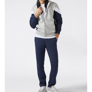 Ensemble de survêtement Therma Flex Elite unisexe en polaire à fermeture éclair intégrale, couleur unie, décontracté, respirant, thermique, pour l'hiver, avec sweat à capuche et pantalon de jogging, idéal pour la gym et le sport - Product Image 1