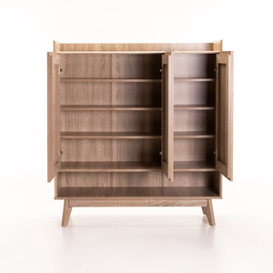 Meilleurs prix sur les profilés d'extrusion en aluminium à grain de bois personnalisés, série 6000, pour armoires à chaussures - Product Image 2