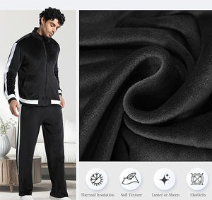 ชุดวอร์มกำมะหยี่พิมพ์ลายตามสั่ง ไซส์พลัส คุณภาพสูง เนื้อผ้ากำมะหยี่ ป้องกันการเป็นขุย ชุดวอร์มกำมะหยี่ผ้าฝ้าย 100% - Product Image 4