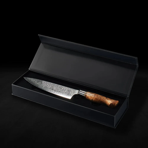 Cuchillos LEGACY BLADES de lujo, estilo japonés, de acero de Damasco, cuchillo de chef artesanal hecho a mano, mango de madera de olivo, para cocina - Product Image 2