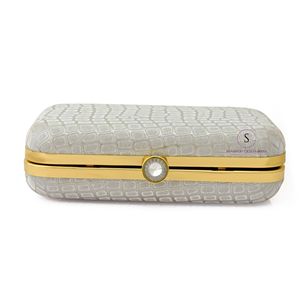 Magnifique sac à main brodé ethnique pour femme, pochette de soirée avec chaîne détachable pour femmes - Product Image 4