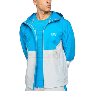 Ensemble court coupe-vent élégant pour l'hiver, avec capuche, tissu respirant et léger, parfait pour les aventures en plein air des hommes, tenues décontractées - Product Image 4