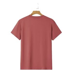 T-shirt à manches courtes pour homme en tissu biologique, coupe décontractée, séchage rapide, épaules tombantes, design oversize, respirant, tissu éponge, col rond, grande taille - Product Image 3