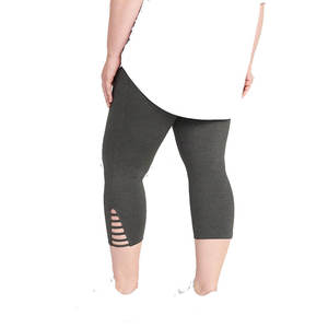 Leggings capri de yoga para mujer, de cintura elástica, alta calidad, en oferta. - Product Image 5