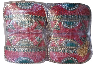 Rawat Handicrafts' Diseño indio de moda 2017 Monederos de trabajo de mosaico para mujer Bolsos de mano de metal - Product Image 1