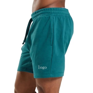 Pantalones Cortos Deportivos de Algodón Transpirable Personalizados para Hombre, Talla Grande, Cintura Elástica, Bordados, Hasta la Rodilla, Casuales, Cargo, al por Mayor, para Gimnasio y Fitness - Product Image 5