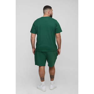 Ensemble streetwear été personnalisé pour homme, t-shirt et short de haute qualité, grandes tailles - Product Image 2