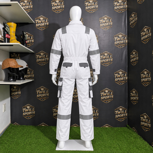 Overol de Trabajo de Invierno Personalizado de Alta Visibilidad para Mecánicos, Overol de Algodón Resistente con Protección de Seguridad Reflectante, Overol de Construcción Personalizado - Product Image 5