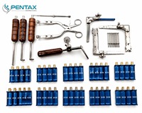 Système d'extenseur cervical Caspar, ensemble de lames en acier inoxydable de haute qualité, boîte de rangement stérilisée, complet pour la voie antérieure