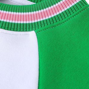 <b>Camo</b> Chenille Crewneck Sweatshirt Green Pink Black Pattern Pullover Fleece <b>Top</b> Embroidered Greek Style Casual - Product Image 6