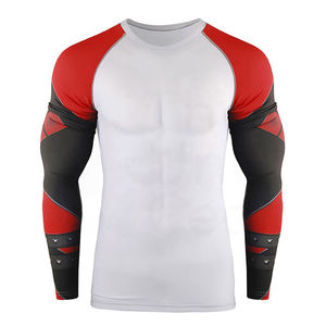Meilleure qualité personnalisé hommes Compression Rash Guard nouveau style respirant Fitness Gym chemise avec manches longues Shapewear vêtements de sport - Product Image 1