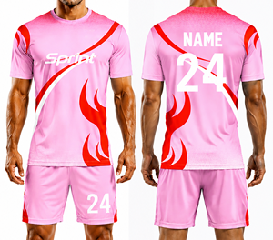 Maillots de football personnalisés OEM 2025 en gros – Numéro, logo, taille personnalisables – Respirants, séchage rapide, qualité supérieure pour l'entraînement d'équipe - Product Image 1
