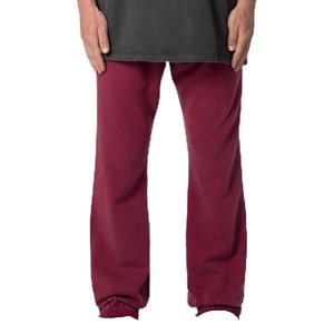 Pantalones Deportivos Casuales para Hombre, de Primera Calidad, al por Mayor, a la Moda, de Invierno, Lavado Claro, Antiarrugas, de Poliéster/Algodón, con Cierre de Cordón - Product Image 1