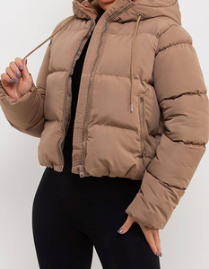 Breathable Eco-Friendly Thick Waterproof Reversible <b>Flannel</b> Floral Pattern Motorcycle <b>Jacket</b> Zipper Closure Short Women's Winter - Product Image 4