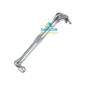 เครื่องมือผ่าตัดแบบแมนนวล Richardson Kelly Retractor ผลิตจากสแตนเลสสีเงิน ได้รับการรับรองมาตรฐาน CE สำหรับใช้ในโรงพยาบาล/คลินิก ใช้ซ้ำได้ - Product Image 6