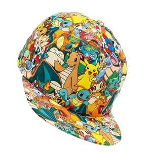 Unisex Pokémon Character Printed <b>Baseball</b> <b>Cap</b> Sublimation Heat Transfer 100% Polyester Street Style Casual Adult Hat - Product Image 3