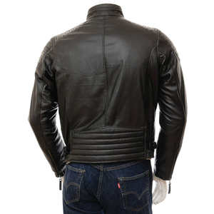 Veste en cuir premium pour homme, style streetwear, impression de logo personnalisée, imperméable, coupe-vent, vêtements d'hiver, best-seller, tendance, nouveauté - Product Image 2