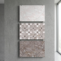 Carreaux muraux en céramique pour crédence de cuisine, motif floral, surface numérique brillante émaillée 200x300mm