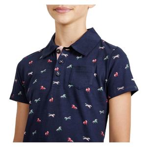 Équestre Équitation Sous-Vêtements Techniques montrent chemises top pour enfants OEM Logo Personnalisé Formation Polo Tops pour enfants - Product Image 2