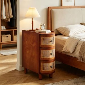 Comodini Moderni in Pietra con Ricarica Wireless 23.62x10.63x26.77 Pollici Convertibili per Appartamenti - Product Image 1