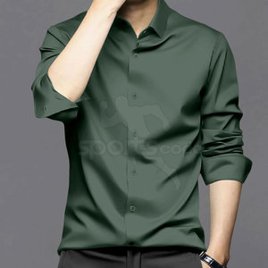Camisas Casuales para Hombre de Diseño Moderno, 100% Algodón, Transpirables, de Alta Calidad, Corte Relajado, Elegantes para Uso Diario - Product Image 2