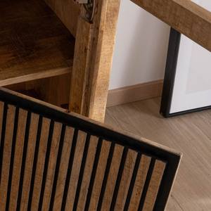 Vitrina de exhibición de madera de mango de 2 puertas Vandana Royal Frame con frente decorativo reversible - Product Image 5