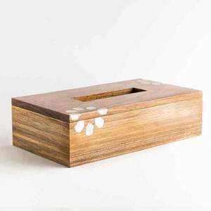 Printed Handmade Wooden Napkin Box Dispenser For Home Office & <b>Car</b> Use Stylish Tissue Box Holder For Premium <b>Table</b> Accessories - Product Image 6