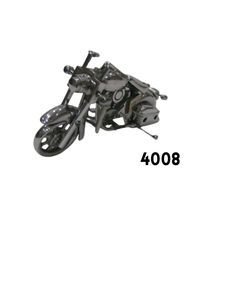 Modèle de moto décoratif de luxe vintage en aluminium, style Harley, best-seller, disponible à la vente pour la maison - Product Image 6