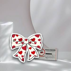 Outils pour cils magnétiques en acrylique, motif Cœur, Nœud d'amour, Papillon, Fleur, pour la Saint-Valentin, Marque privée, Réutilisables, Écologiques - Product Image 3