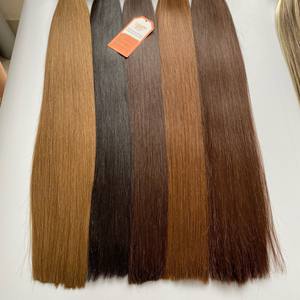 2024 longue ligne extensions de cheveux en bande Remy 100% haute qualité vierge vietnamien cuticule alignée cheveux humains bruts non transformés - Product Image 2